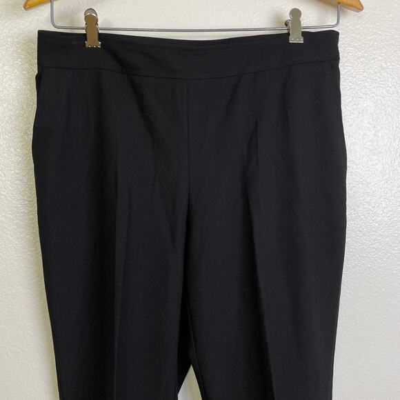 APC Rue Madame Paris Pants Womens Size 40 Black Tapered Pleated Side Zip Career - Picture 3 of 10